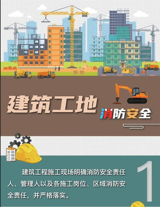 建筑工地消防安全这些事项要知道！