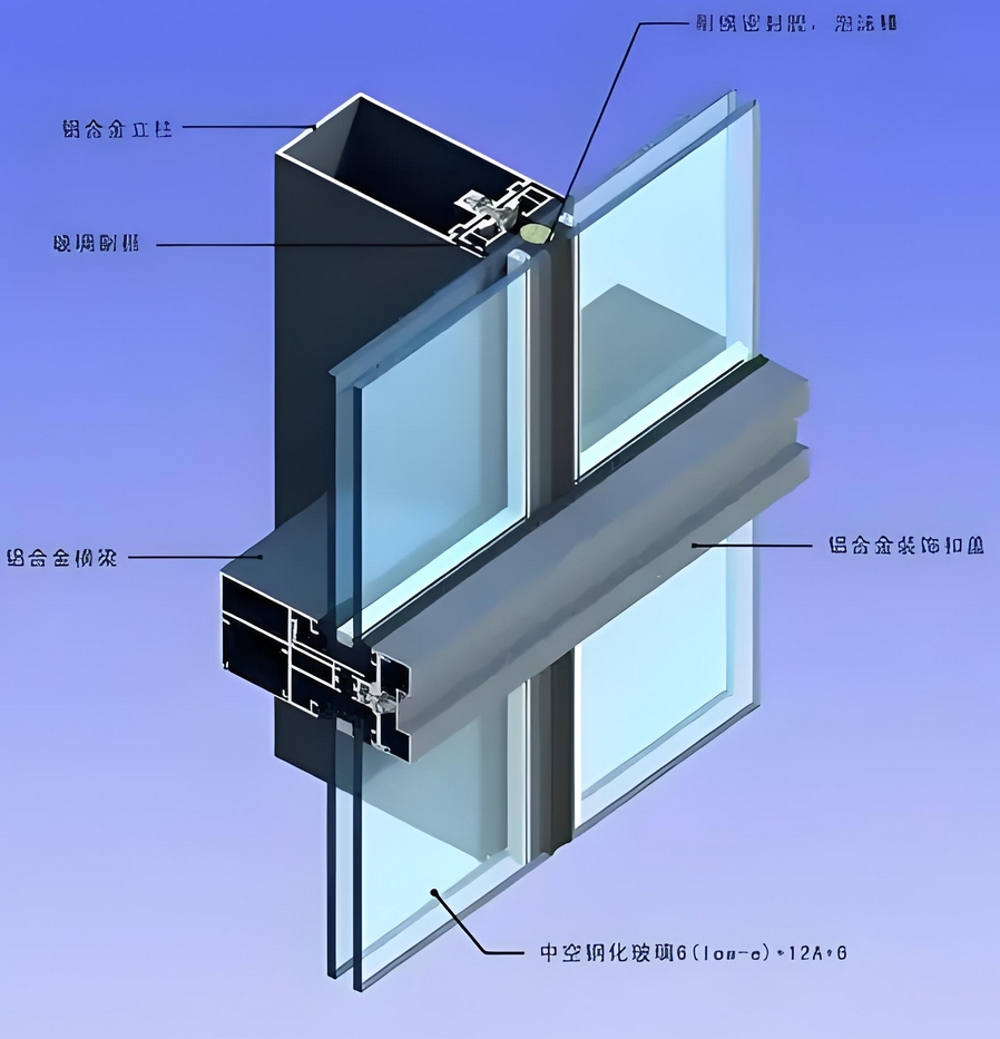 框架玻璃幕墙节点构造图集