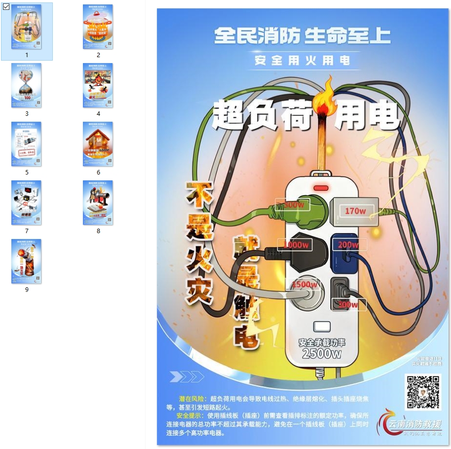 全民消防 生命至上丨安全用火用电