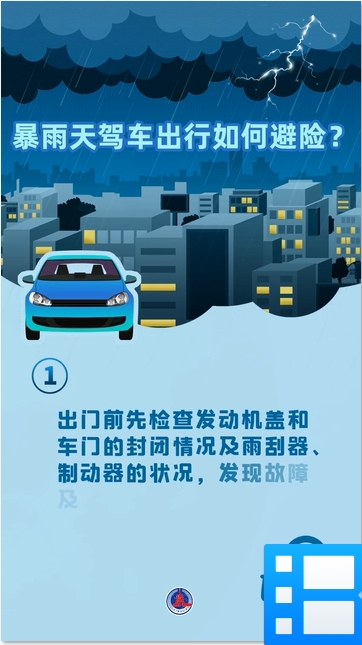 暴雨天出行，这些安全提示请牢记！