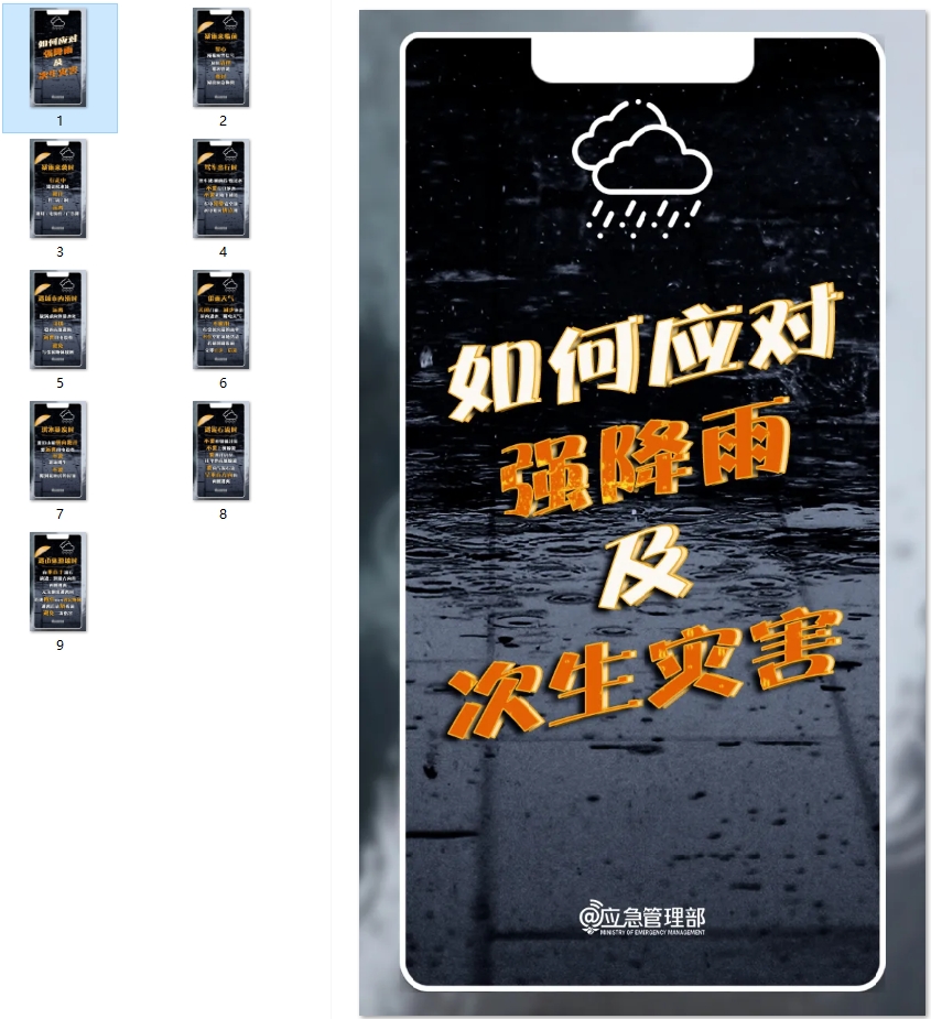 如何正确应对强降雨及其引发的次生灾害