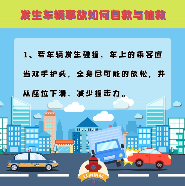 发生车辆事故如何自救与他救