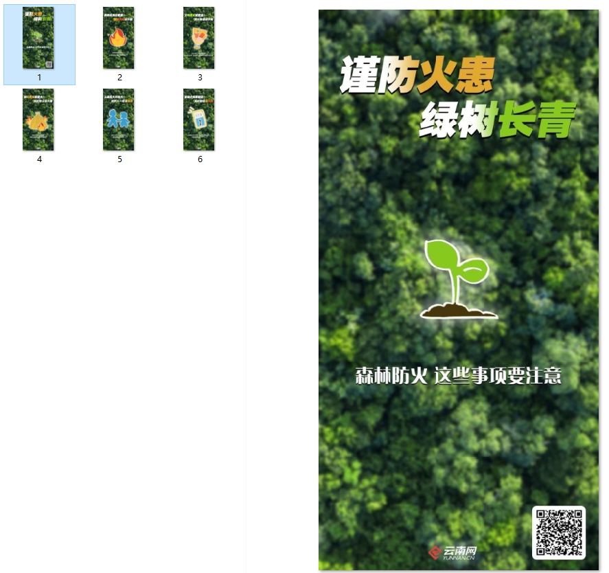 海报：防！防！防！春风起，森林防火莫大意