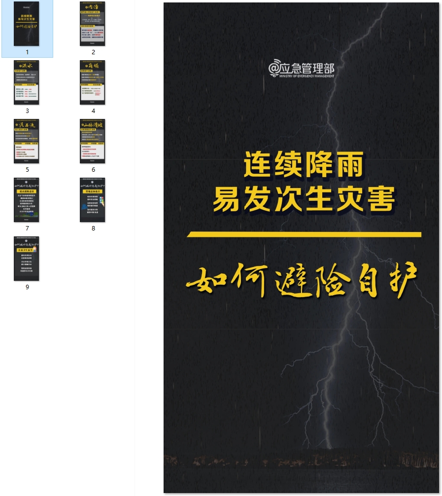 连降暴雨如何防范次生灾害？这些知识要牢记！