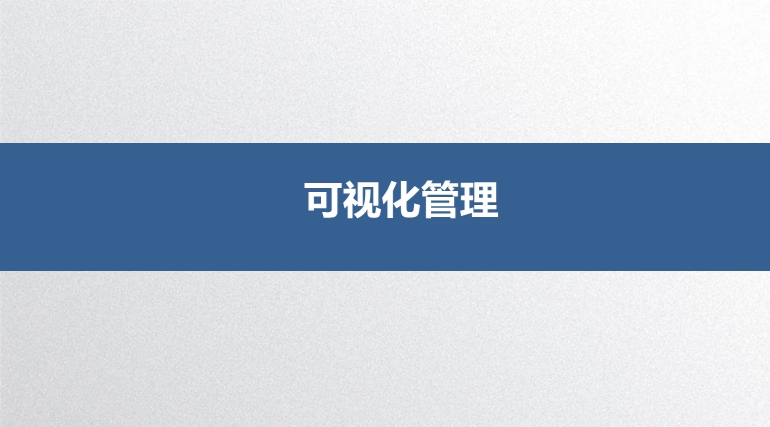 可视化管理