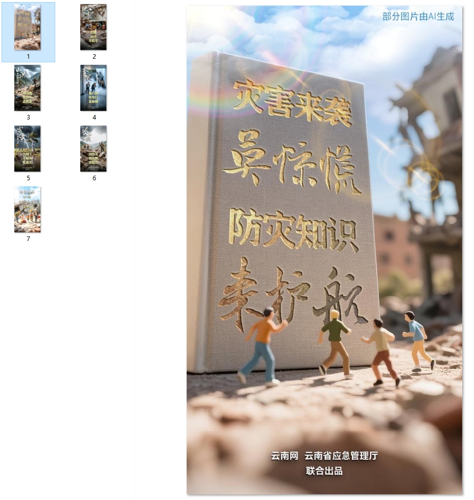 灾害来袭，如何紧急避险？一组海报教你应对