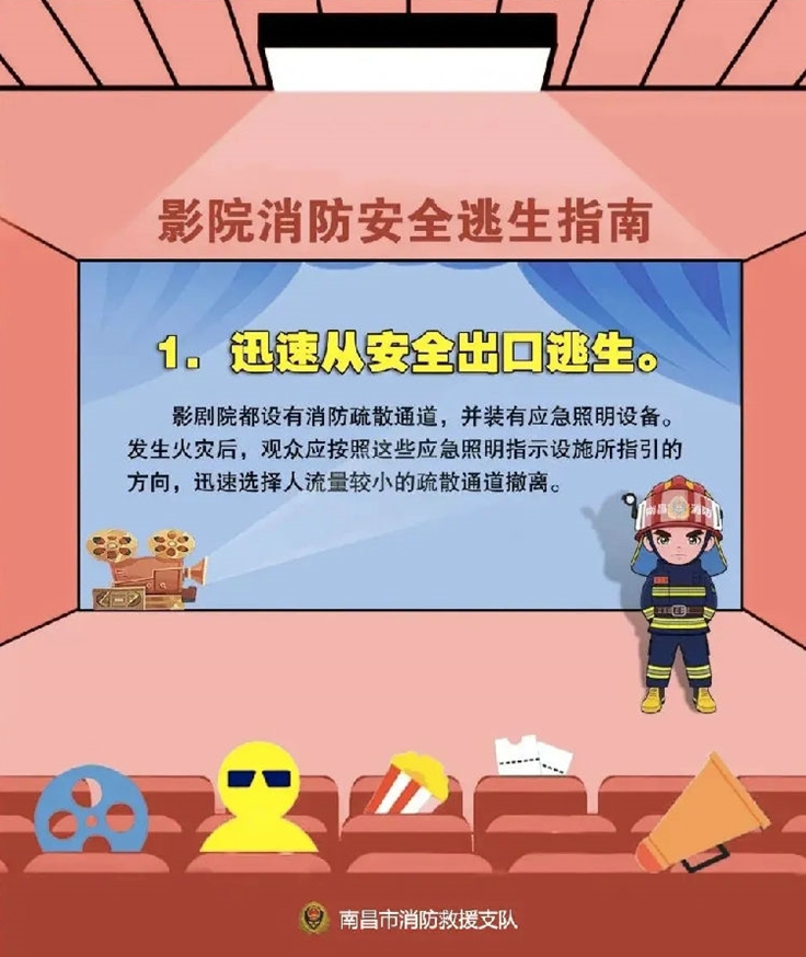 电影院消防安全逃生指南