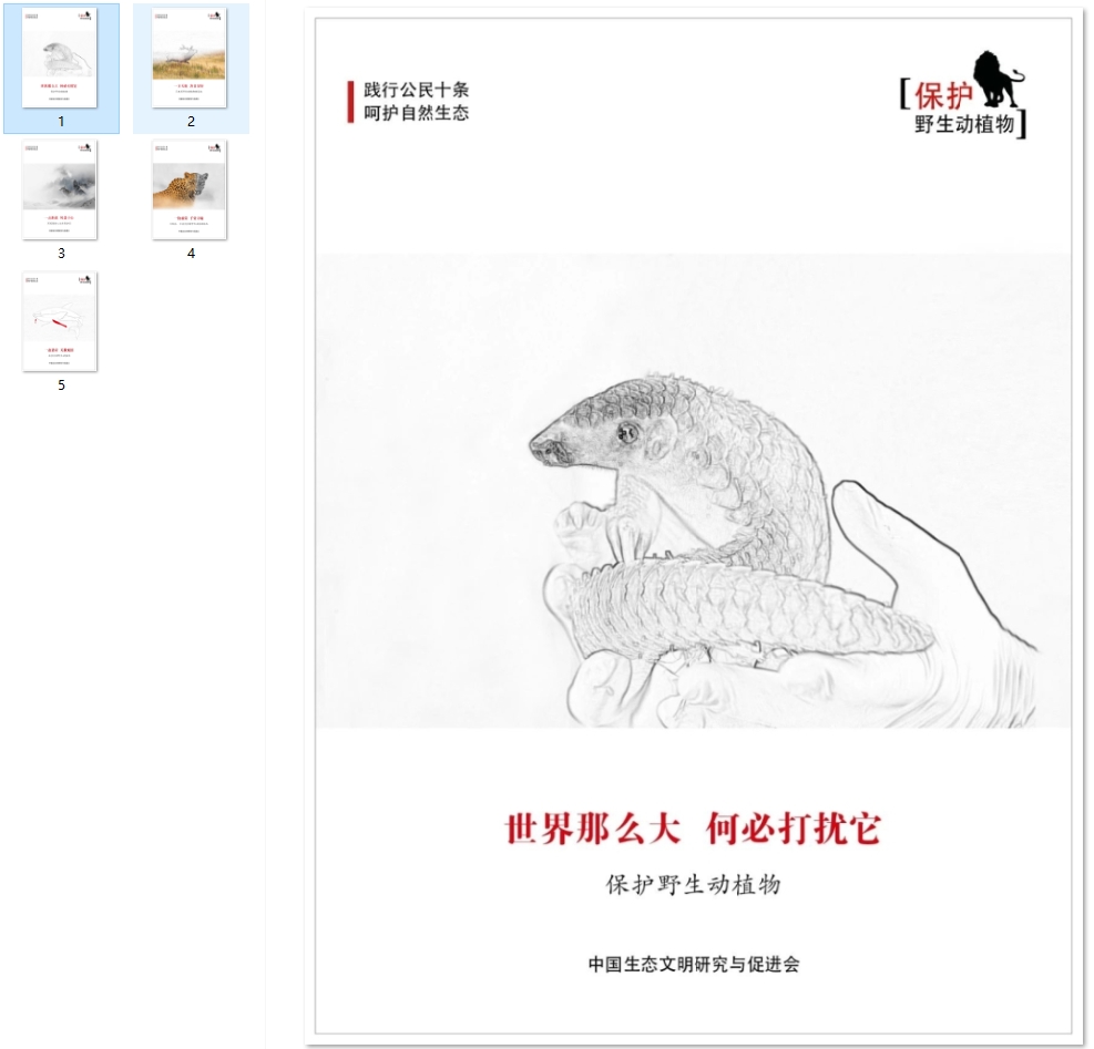 海报 “一盘猎奇 无数眼泪”——践行公民十条 呵护自然生态