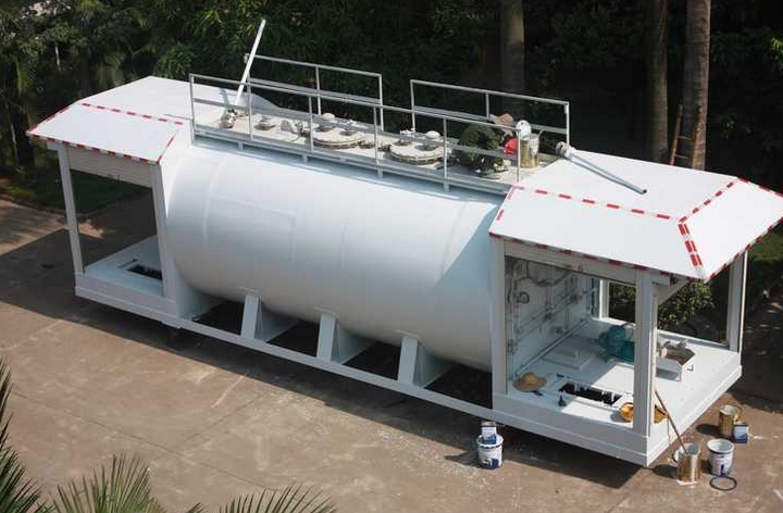 AQ3001-2005 汽车加油(气)站、轻质燃油和液化石油气 汽车罐车用阻隔防爆储罐技术要求