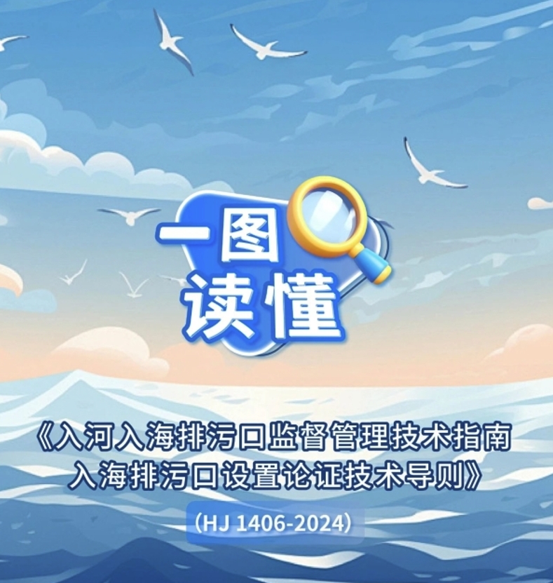 一图读懂： HJ1406-2024 入河入海排污口监督管理技术指南 入海排污口设置论证技术导则