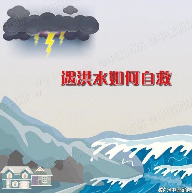 暴雨洪水下如何自救