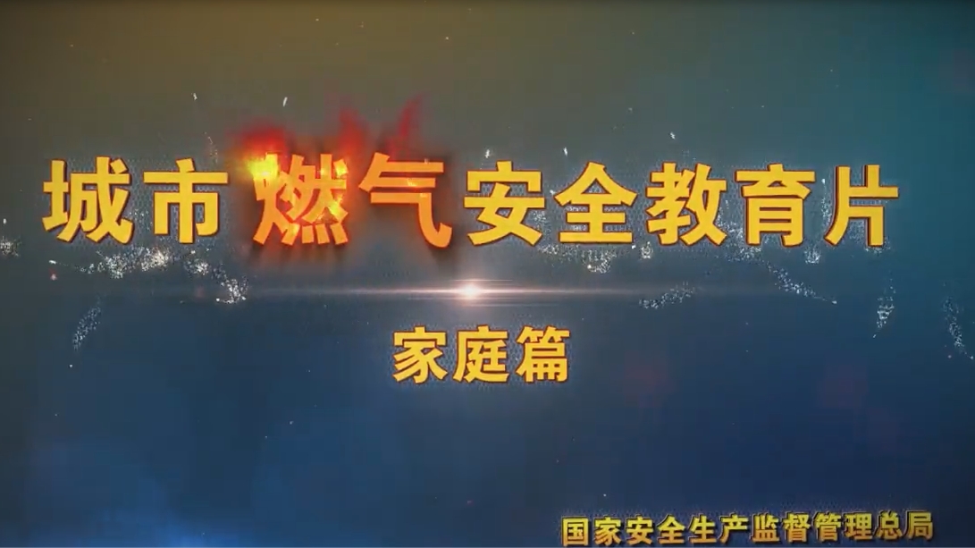 城市燃气安全教育片- 家庭篇