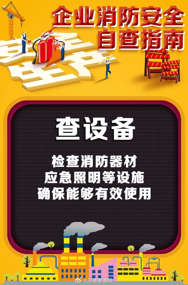 企业消防安全自查指南